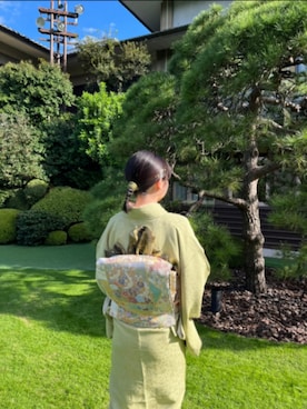 「アイテム（水着/着物・浴衣）」を使った、mmminooooさん（レディース・162cm）の夏コーディネート