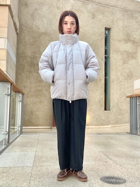 「アイテム（ステンカラーコート）」を使った、ishikawaさん（骨格ナチュラル・レディース・160cm）の秋コーディネート