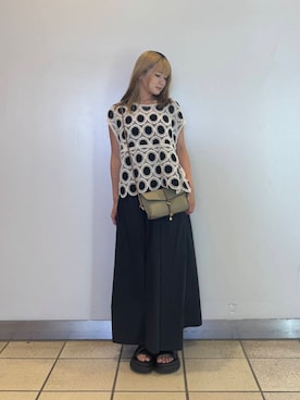 「アイテム（セットアップ）」を使った、yumaさん（レディース・152cm）の夏コーディネート