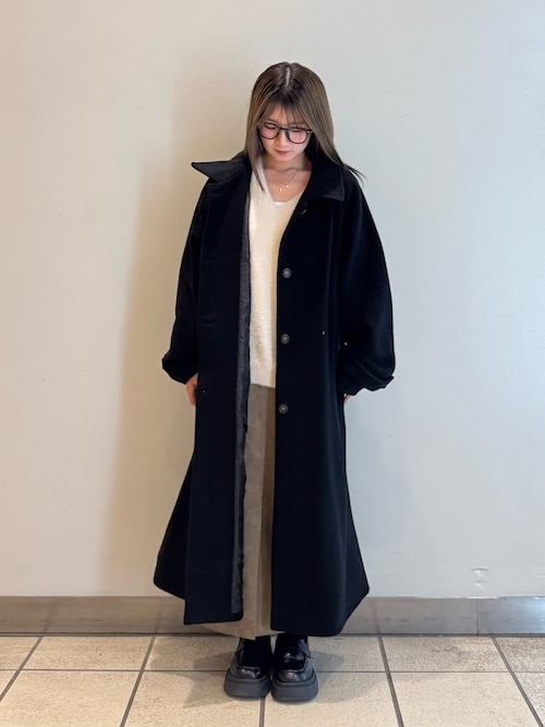 【新品未使用】ウールスタンドカラーコート 尾州ウールスタンドカラーコート（その他アウター）｜ITEMS