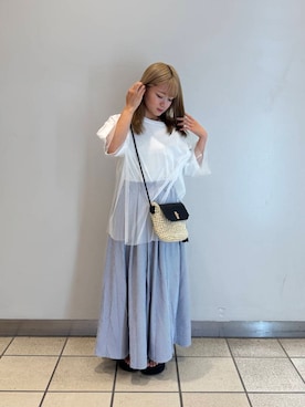 「リバーシブル」｜yumaさん（レディース・152cm）の夏コーディネート