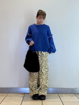 「URBAN RESEARCH Sonny Label（アーバンリサーチサニーレーベル）のアイテム（パンツ）」を使った、yumaさん（レディース・152cm）の冬コーディネート
