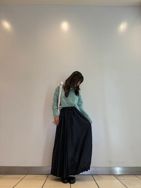 「アイテム（カチューシャ）」を使った、yumaさん（レディース・152cm）の秋コーディネート