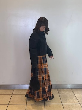 「newarrival」｜「アイテム（デニムジャケット）」を使った、yumaさん（レディース・152cm）の春コーディネート
