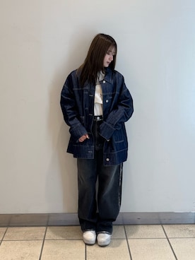 「アイテム（その他トップス）」を使った、yumaさん（レディース・152cm）の秋コーディネート