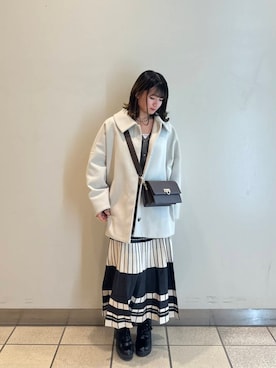 「アイテム（スタジャン）」を使った、yumaさん（レディース・152cm）の冬コーディネート