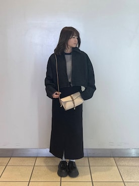 「newarrival」｜「アイテム（デニムジャケット）」を使った、yumaさん（レディース・152cm）の春コーディネート
