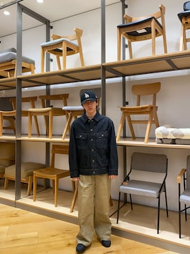「URBAN RESEARCH DOORS（アーバンリサーチドアーズ）のアイテム（キャップ）」を使った、ryotaur0さん（メンズ・161cm）の秋コーディネート