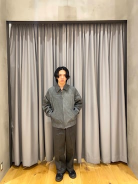 「URBAN RESEARCH（アーバンリサーチ）のアイテム（ブルゾン）」を使った、ryotaur0さん（メンズ・162cm）の冬コーディネート