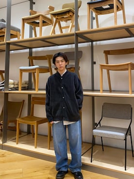 「トレンド秋素材コーデ」｜ryotaur0さん（メンズ・162cm）の秋コーディネート