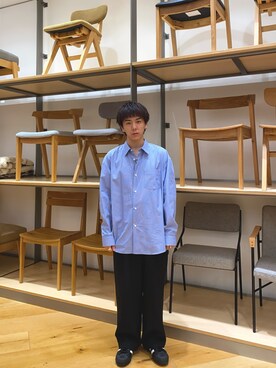 「ストライプ」｜ryotaur0さん（メンズ・162cm）の秋コーディネート