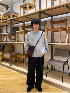 「URBAN RESEARCH（アーバンリサーチ）のアイテム（スウェット）」を使った、ryotaur0さん（メンズ・162cm）の春コーディネート