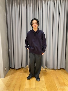 「ウールパンツ」｜ryotaur0さん（メンズ・162cm）の冬コーディネート