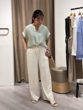 「アイテム（パンツ）」を使った、KAEDEさん（レディース・158cm・20代）の夏コーディネート