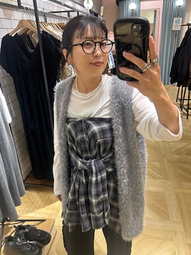 「アイテム（チョーカー）」を使った、おとも.さん（レディース・155cm・30代）の秋コーディネート