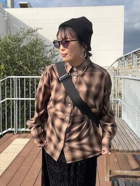 「アイテム（チョーカー）」を使った、おとも.さん（レディース・155cm・30代）の秋コーディネート