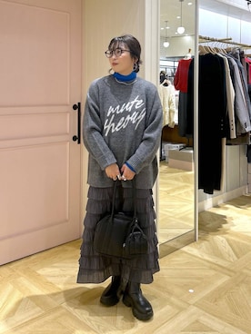 「アイテム（リング）」を使った、おとも.さん（レディース・155cm・30代）の秋コーディネート