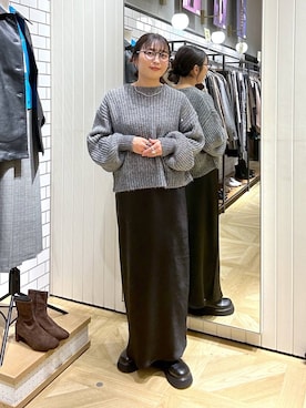 「アイテム（サンダル）」を使った、おとも.さん（レディース・155cm・30代）の冬コーディネート