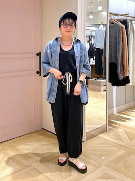 「LOWRYS FARM（ローリーズファーム）のアイテム（帽子）」を使った、おとも.さん（レディース・155cm）の春コーディネート