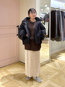 「アイテム（チョーカー）」を使った、おとも.さん（レディース・155cm・30代）の秋コーディネート