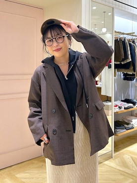 「アイテム（チョーカー）」を使った、おとも.さん（レディース・155cm）の秋コーディネート