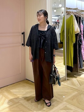 「アイテム（財布/小物）」を使った、おとも.さん（レディース・155cm）の夏コーディネート