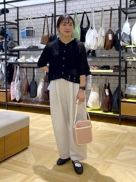 「アイテム（スウェットパンツ）」を使った、おとも.さん（レディース・155cm・30代）の春コーディネート
