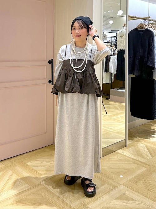 【LOWRYSFARM】バルーンＺＩＰキャミソール LOWRYS FARM｜バルーンZIPキャミソール | Rakuten Fashion(楽天