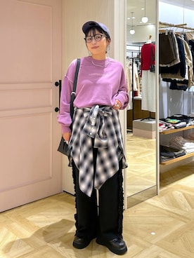 「アイテム（チョーカー）」を使った、おとも.さん（レディース・155cm）の秋コーディネート