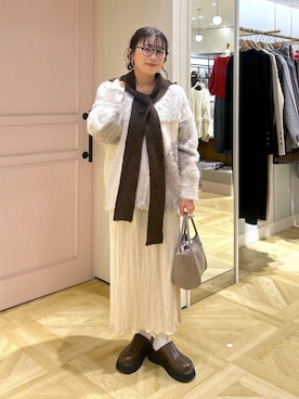 「アイテム（チョーカー）」を使った、おとも.さん（レディース・155cm）の秋コーディネート