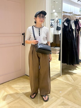 「アイテム（チョーカー）」を使った、おとも.さん（レディース・155cm・30代）の夏コーディネート