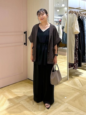 「アイテム（サロペット/オーバーオール）」を使った、おとも.さん（レディース・155cm・30代）の夏コーディネート