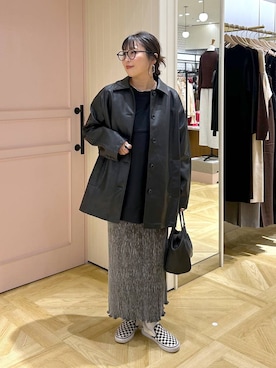 「アイテム（チョーカー）」を使った、おとも.さん（レディース・155cm・30代）の秋コーディネート