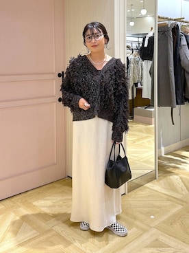 「アイテム（チョーカー）」を使った、おとも.さん（レディース・155cm・30代）の秋コーディネート