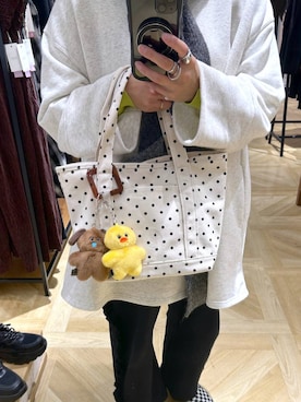 「LOWRYS FARM（ローリーズファーム）のアイテム（ファッション雑貨）」を使った、おとも.さん（レディース・155cm）の秋コーディネート