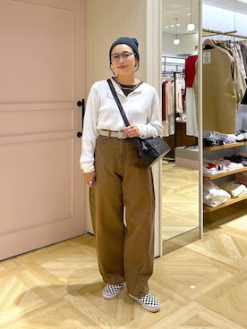 「アイテム（チョーカー）」を使った、おとも.さん（レディース・155cm）の秋コーディネート
