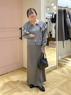 「アイテム（チョーカー）」を使った、おとも.さん（レディース・155cm・30代）の秋コーディネート