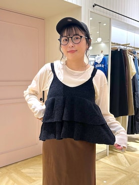 「アイテム（チョーカー）」を使った、おとも.さん（レディース・155cm）の秋コーディネート