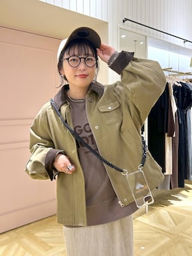 「アイテム（その他アウター）」を使った、おとも.さん（レディース・155cm・30代）の秋コーディネート
