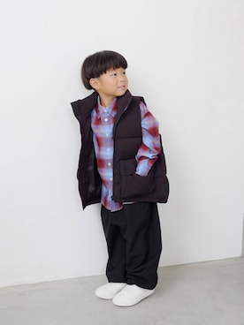 「キッズ」｜おとも.さん（キッズ・105cm）の秋コーディネート