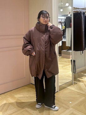 「アイテム（スウェットパンツ）」を使った、おとも.さん（レディース・155cm・30代）の秋コーディネート