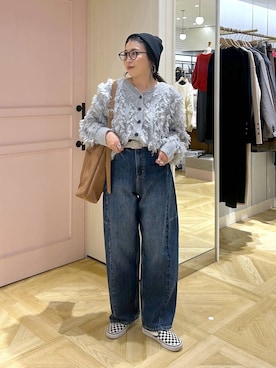 「アイテム（ピアス（両耳用））」を使った、おとも.さん（レディース・155cm・30代）の秋コーディネート