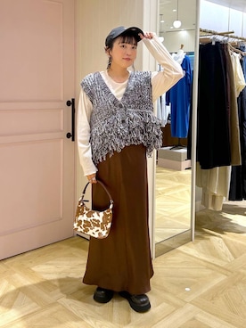 「アイテム（チョーカー）」を使った、おとも.さん（レディース・155cm・30代）の秋コーディネート