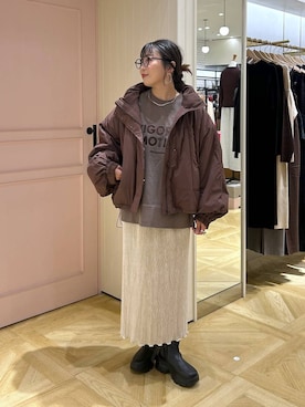 「アイテム（その他アウター）」を使った、おとも.さん（レディース・155cm・30代）の秋コーディネート