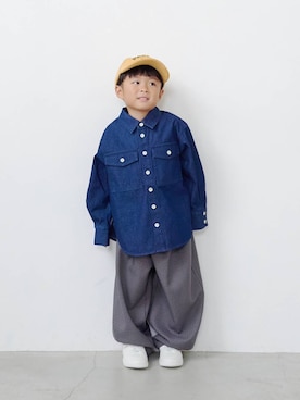 「キッズ」｜おとも.さん（キッズ・105cm）の秋コーディネート