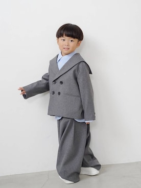 「キッズ」｜おとも.さん（レディース・105cm）の秋コーディネート