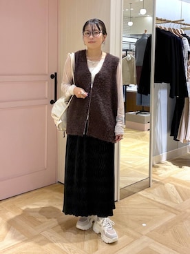 「LOWRYS FARM（ローリーズファーム）のアイテム（スニーカー）」を使った、おとも.さん（レディース・155cm）の秋コーディネート