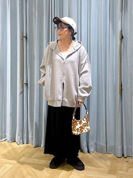 「アイテム（チョーカー）」を使った、おとも.さん（レディース・155cm・30代）の秋コーディネート