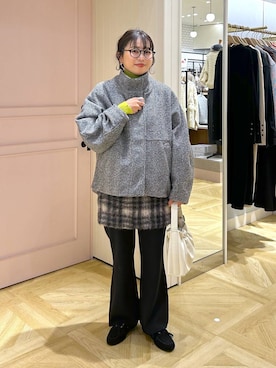 「アイテム（モカシン/デッキシューズ）」を使った、おとも.さん（レディース・155cm・30代）の秋コーディネート