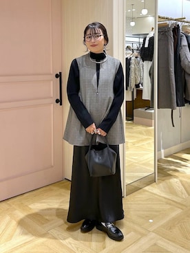 「アイテム（チョーカー）」を使った、おとも.さん（レディース・155cm・30代）の秋コーディネート